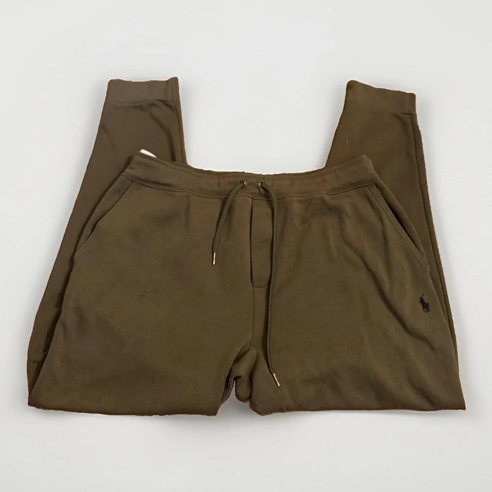 POLO RALPH LAUREN Company Olive Double Knit Jogger Sweatpants Men's XL